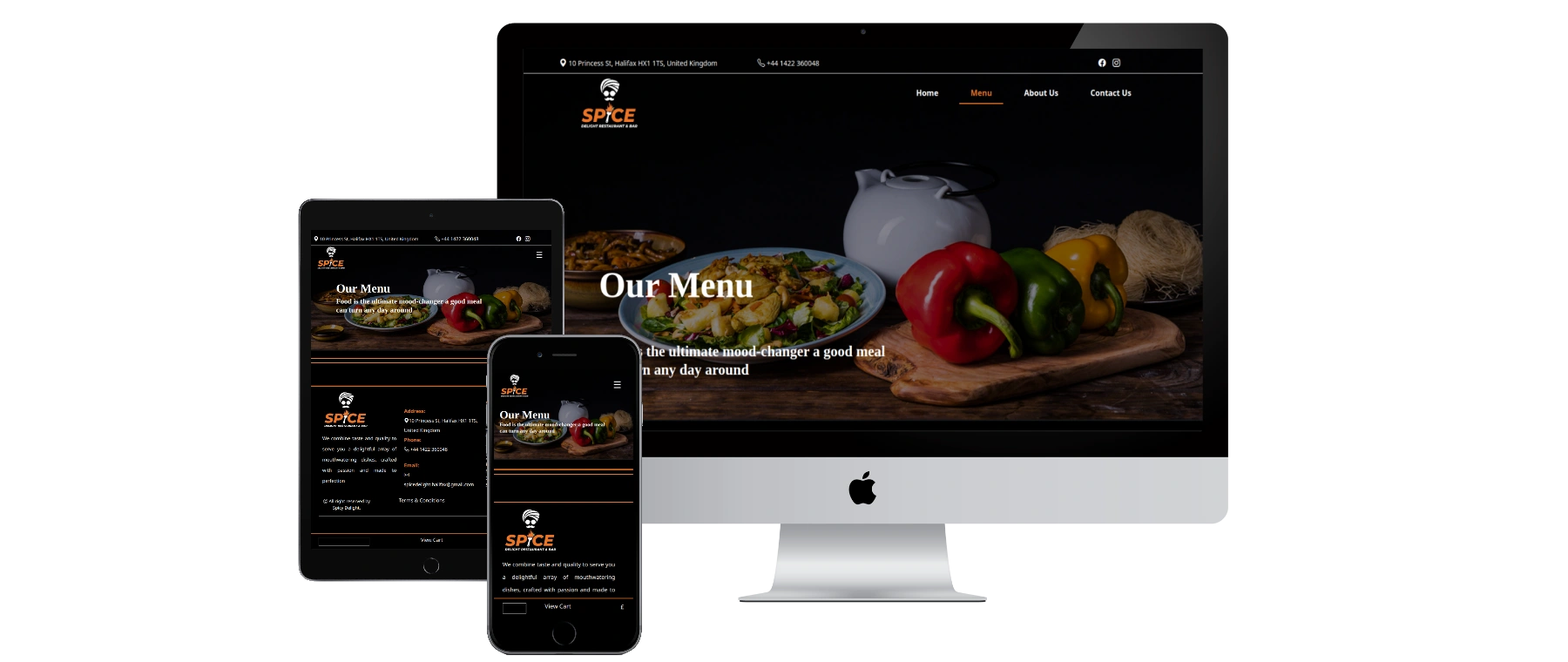 Spice Delight – Restaurant Ordering screenshot