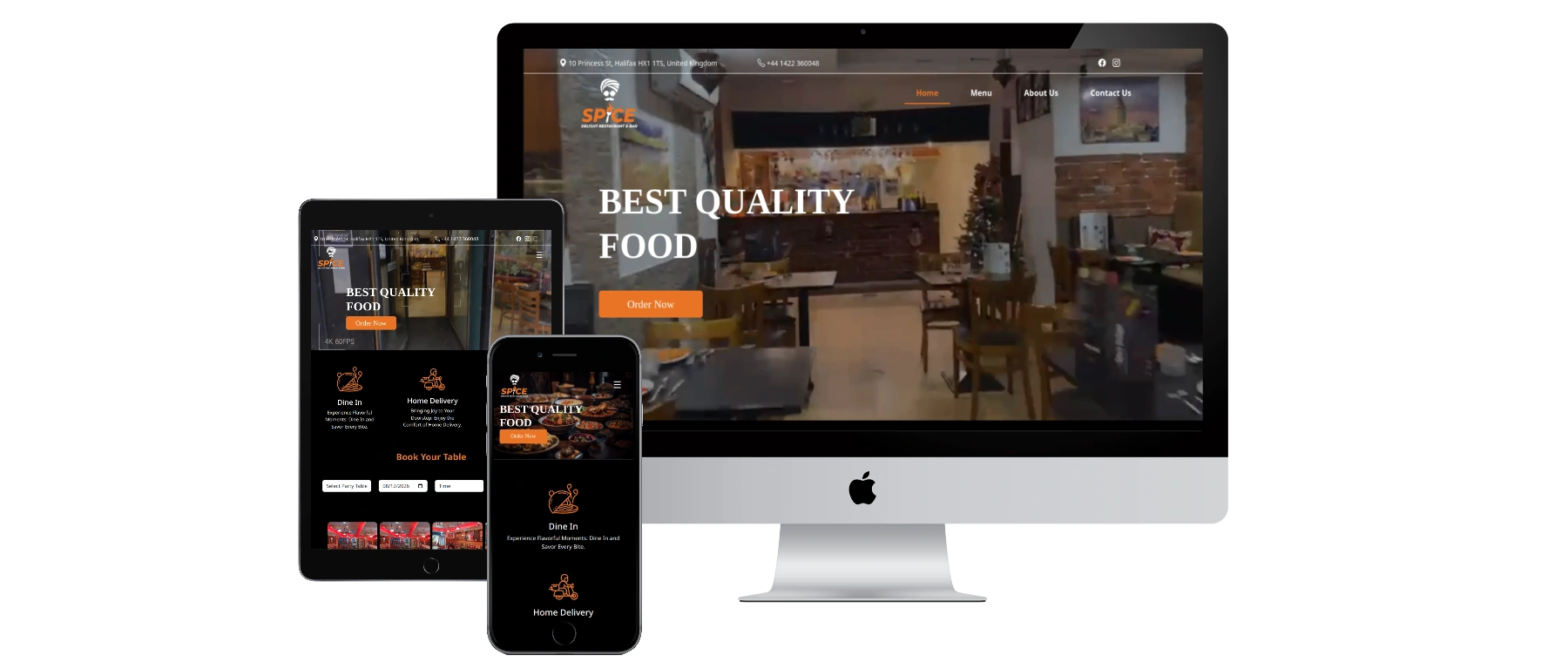 Spice Delight – Restaurant Ordering screenshot