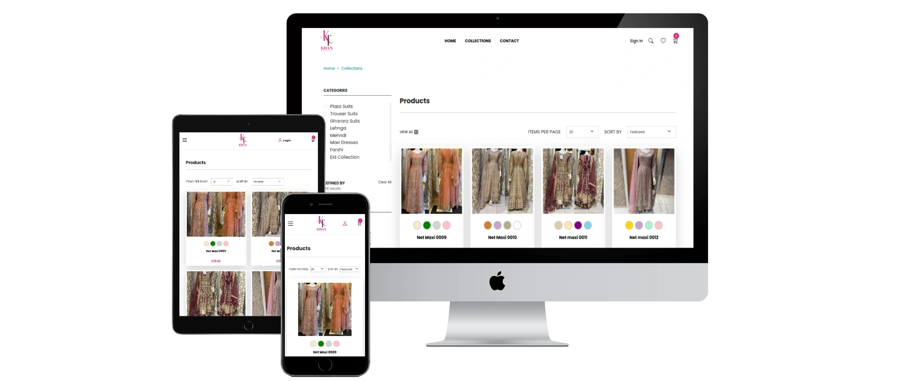 Khan Textile – Clothing Store screenshot