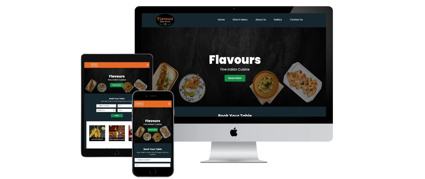 Flavours Indian Cuisine screenshot