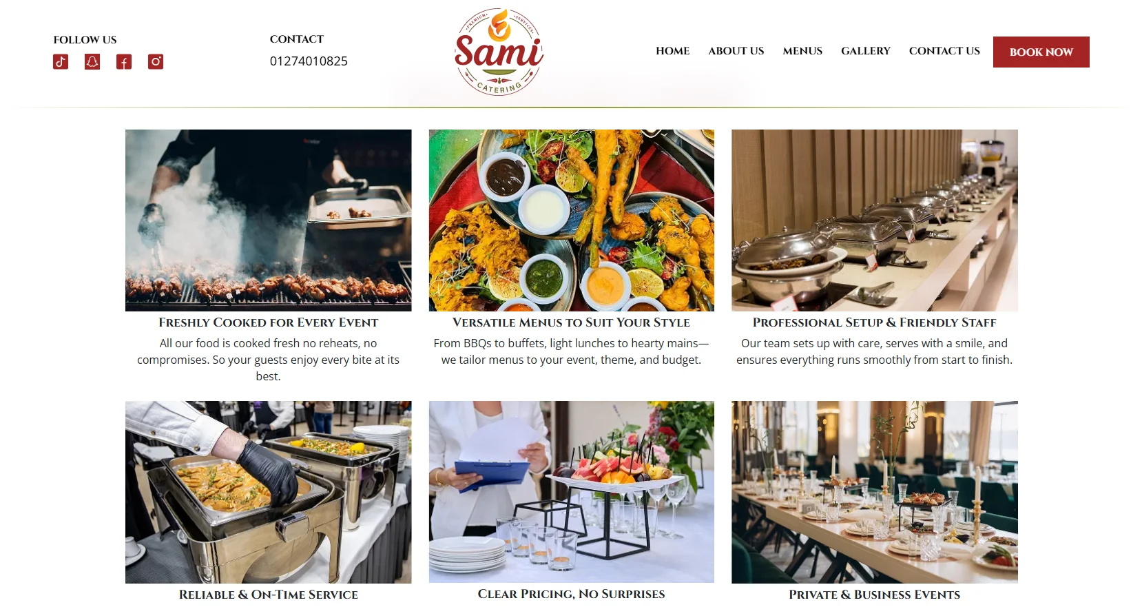 Sami Catering – Event Catering & Booking