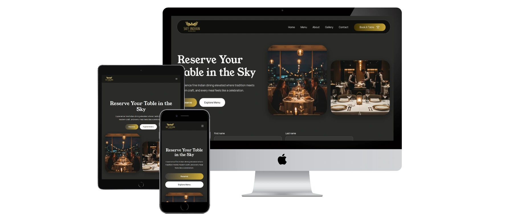 Sky Indian – Restaurant Ordering screenshot