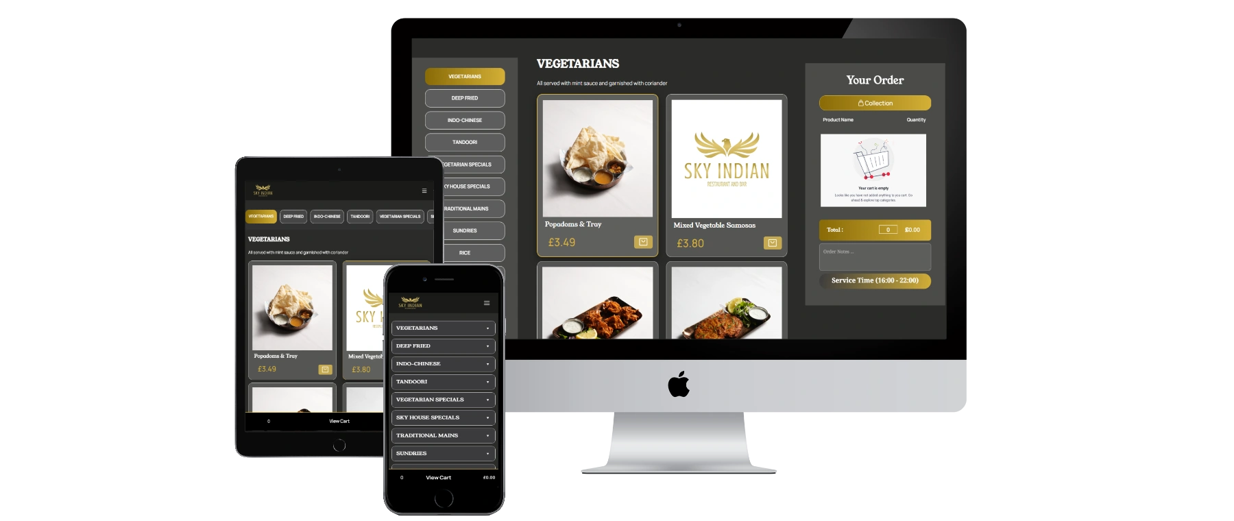 Sky Indian – Restaurant Ordering screenshot